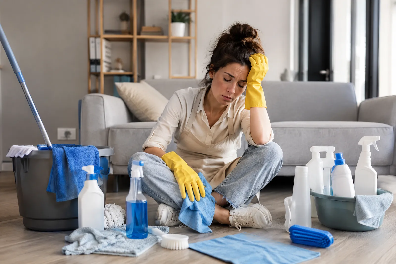 Die häufigsten Fehler beim Wohnung reinigen