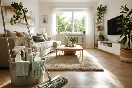 Wohnung richtig putzen mit Putzplan und professionellen Reinigungstipps